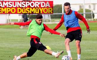 Samsunspor'da tempo düşmüyor 