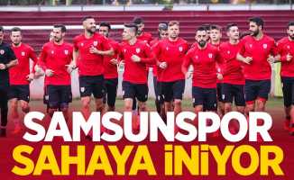 Samsunspor sahaya iniyor 