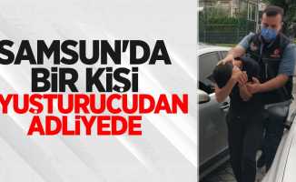 Samsun'da bir kişi uyuşturucudan adliyede