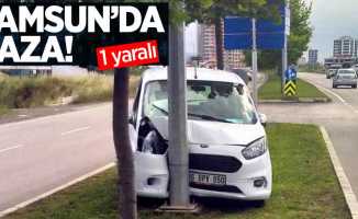 Samsun'da kaza: 1 yaralı