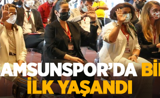 Samsunspor'da bir ilk yaşandı 