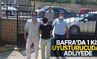 Bafra'da 1 kişi uyuşturucudan adliyede