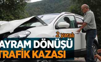 Bayram dönüşü trafik kazası