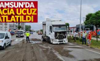 Samsun'da faciadan dönüldü