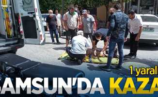 Samsun'da kaza: 1 yaralı