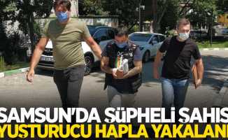 Samsun'da şüpheli şahıs uyuşturucu hapla yakalandı