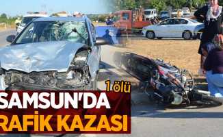 Samsun'da trafik kazası: 1 ölü