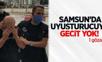 Samsun'da uyuşturucuya geçit yok: 1 gözaltı