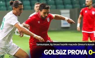 GOLSÜZ PROVA 0-0