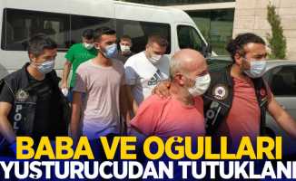 Samsun'da baba ve oğulları uyuşturucudan tutuklandı