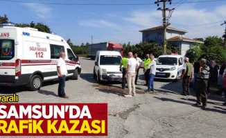 Samsun'da trafik kazası: 3 yaralı