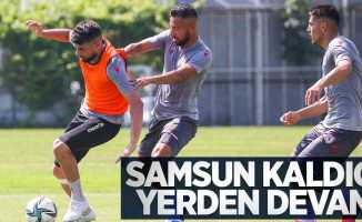 Samsun kaldığı yerden devam 