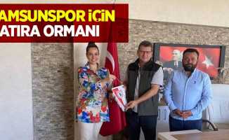 Samsunspor için hatıra ormanı