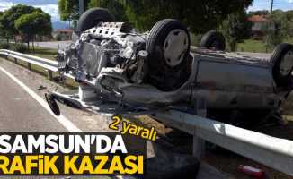 Samsun'da trafik kazası: 2 yaralı