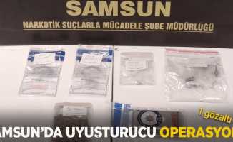 Samsun'da uyuşturucu operasyonu: 1 gözaltı