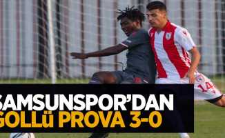 Samsunspor'dan  gollü prova 3-0