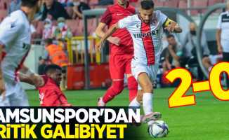 Samsunspor'dan kritik galibiyet! 2-0