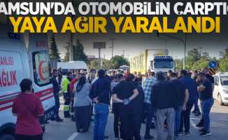 Samsun'da trafik kazası: 1 ağır yaralı