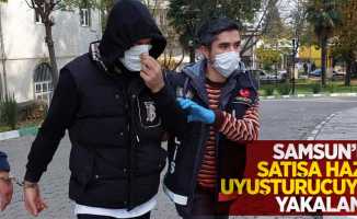 Samsun'da satışa hazır uyuşturucuyla yakalandı