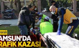 Samsun'da trafik kazası: 1 yaralı