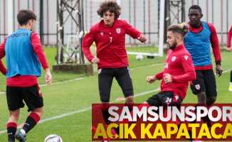 Samsunspor açık kapatacak 