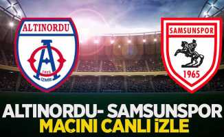 Altınordu- Samsunspor maçını canlı izle