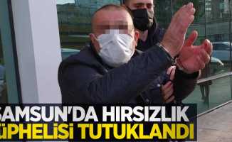 Samsun'da hırsızlık şüphelisi tutuklandı