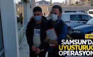 Samsun'da uyuşturucu operasyonu: 1 gözaltı