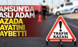 Samsun'da yaşlı adam kazada hayatını kaybetti