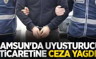 Samsun'da uyuşturucu ticaretine ceza yağdı