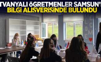 Litvanyalı öğretmenler Samsun'da bilgi alışverişinde bulundu