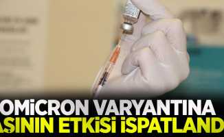 Omicron varyantına aşının etkisi ispatlandı