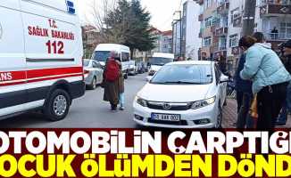 Otomobilin Çarptığı Çocuk Ölümden Döndü!