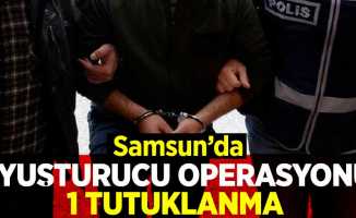 Samsun'da Uyuşturucu Operasyonu; 1 Tutuklanma