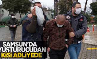 Samsun'da uyuşturucudan 5 kişi adliyede