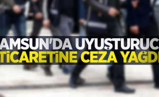 Samsun'da uyuşturucu ticaretine ceza yağdı