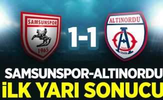 Samsunspor-Altınordu (İlk Yarı Sonucu)