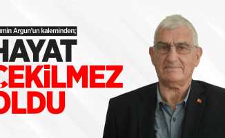 Mümin Argun'un kaleminden; Hayat Çekilmez Oldu