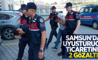 Samsun'da uyuşturucu ticaretine 2 gözaltı