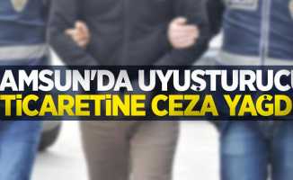 Samsun'da uyuşturucu ticaretine ceza yağdı