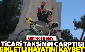 Ticari Taksinin Çarptığı Bisikletli Hayatını Kaybetti!