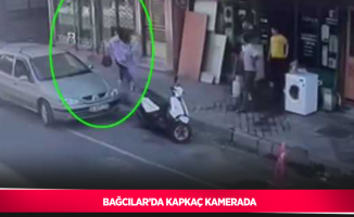 Bağcılar’da kapkaç kamerada