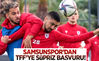 SAMSUNSPOR'DAN TFF'YE SÜRPRİZ  BAŞVURU 