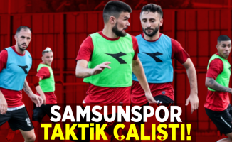 Samsunspor Taktik Çalıştı