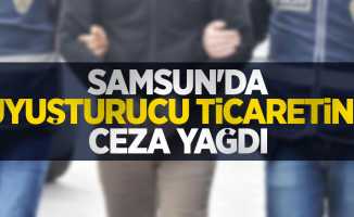 Samsun'da uyuşturucu ticaretine ceza yağdı