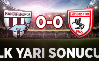 Bandırma 0 Samsunspor 0 (İlk Devre) 