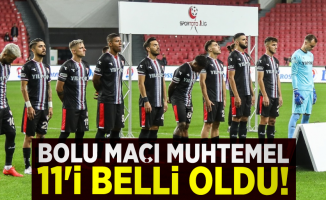 Bolu Maçı Muhtemel 11'i Belli Oldu!