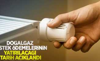 Doğalgaz destek ödemelerinin yatırılacağı tarih açıklandı