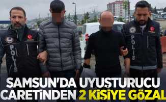 Samsun'da uyuşturucu ticaretinden 2 kişiye gözaltı