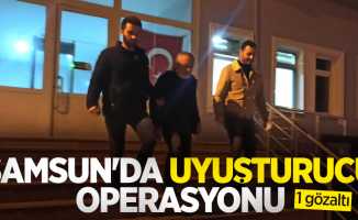 Samsun'da uyuşturucu operasyonu: 1 gözaltı